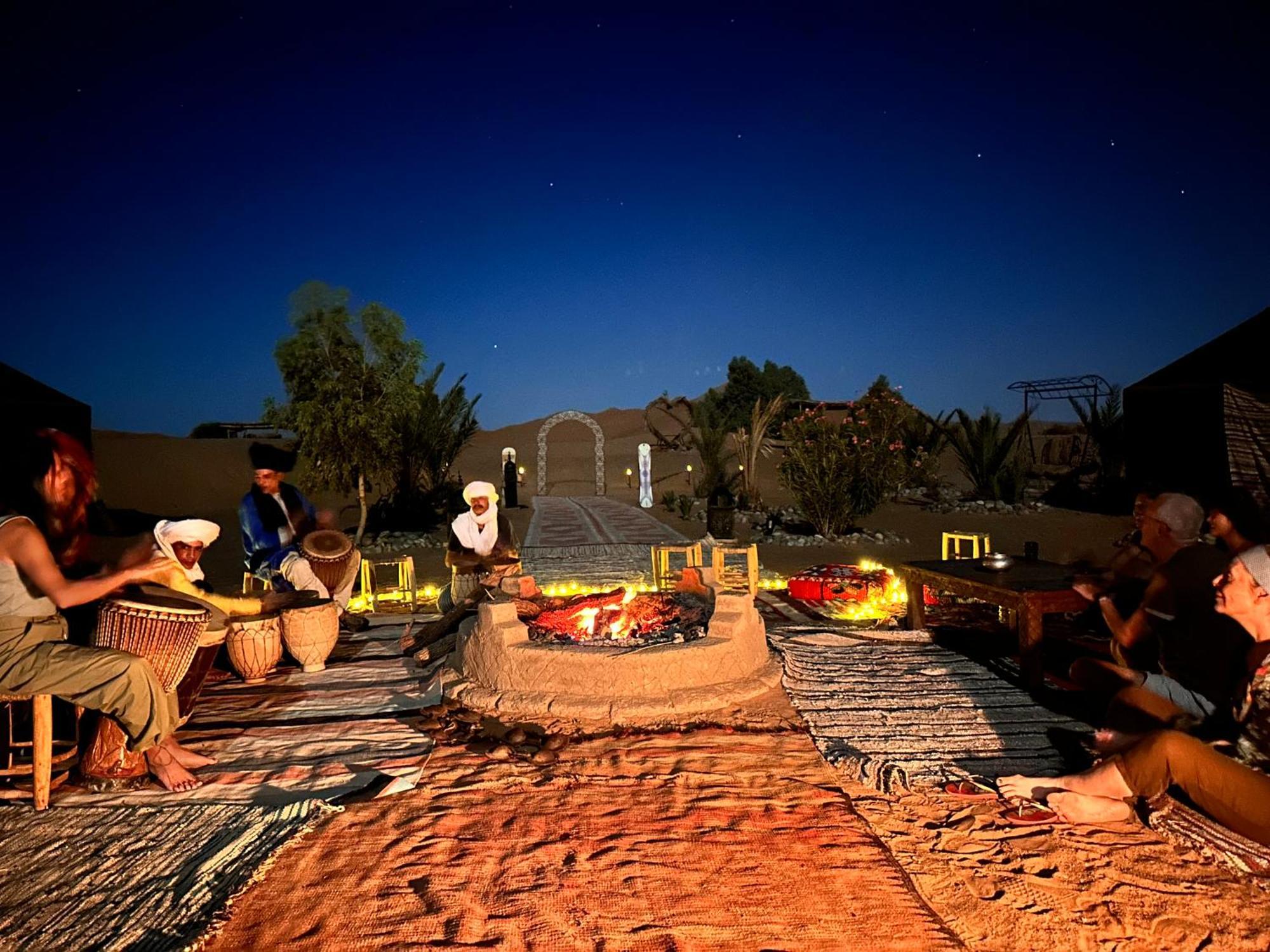 Sahara Wellness Camp Bed and Breakfast Merzouga Buitenkant foto